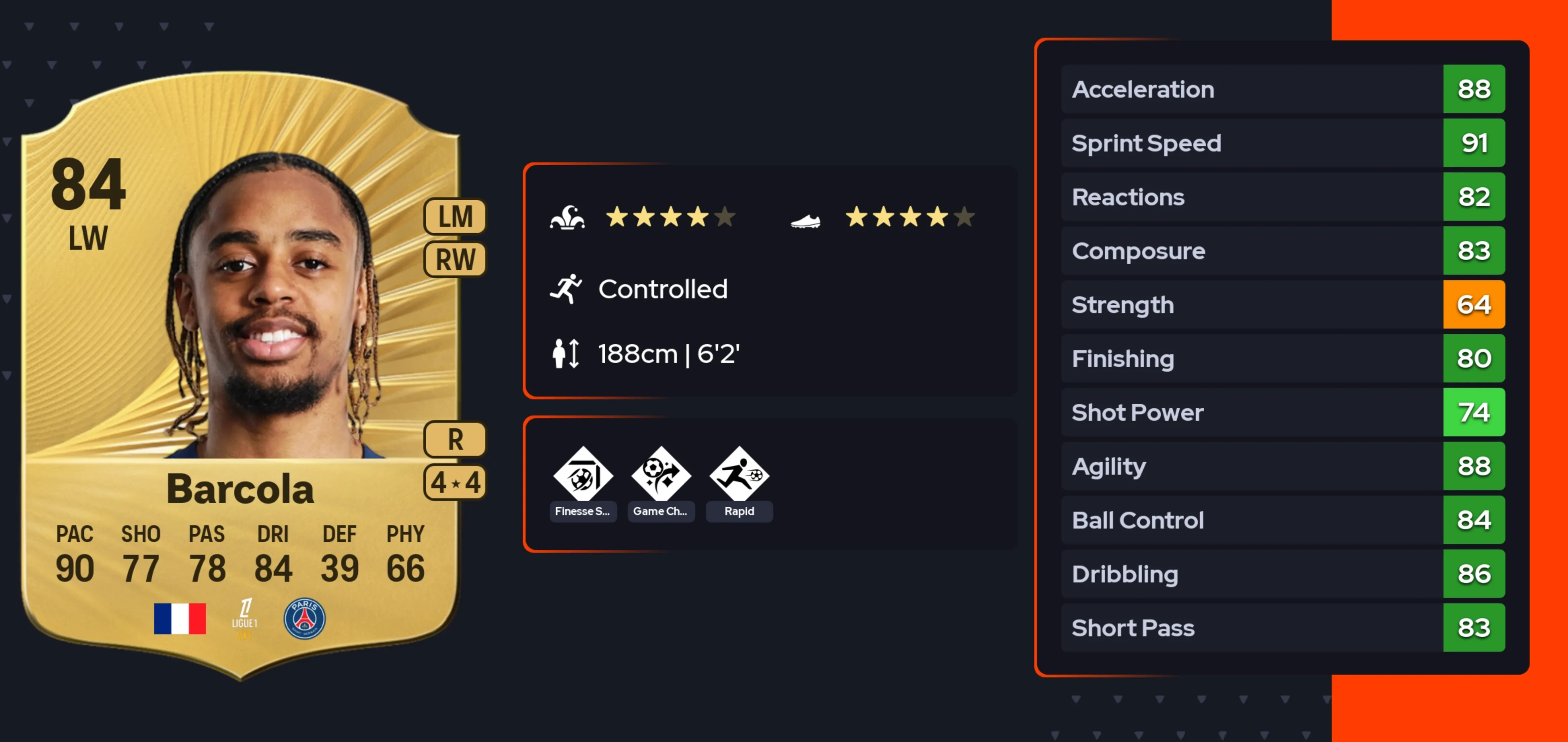 Bradley Barcola fc 26